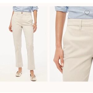 J. Crew Factory Straight Leg Pants in Light Beige